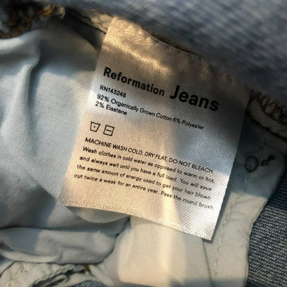 Reformation Barbados High Rise Skinny Denim Jeans - Picture 11 of 11